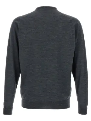 'Marcus' sweater MARCUSCHARCOAL JOHN SMEDLEY Brown