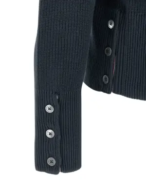 '4BAR' sweater 100% cotton THOM BROWNE Blue