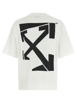 'Run Arrow' T-shirt OMAA120F25JER00F01100110 OFF-WHITE White/Black