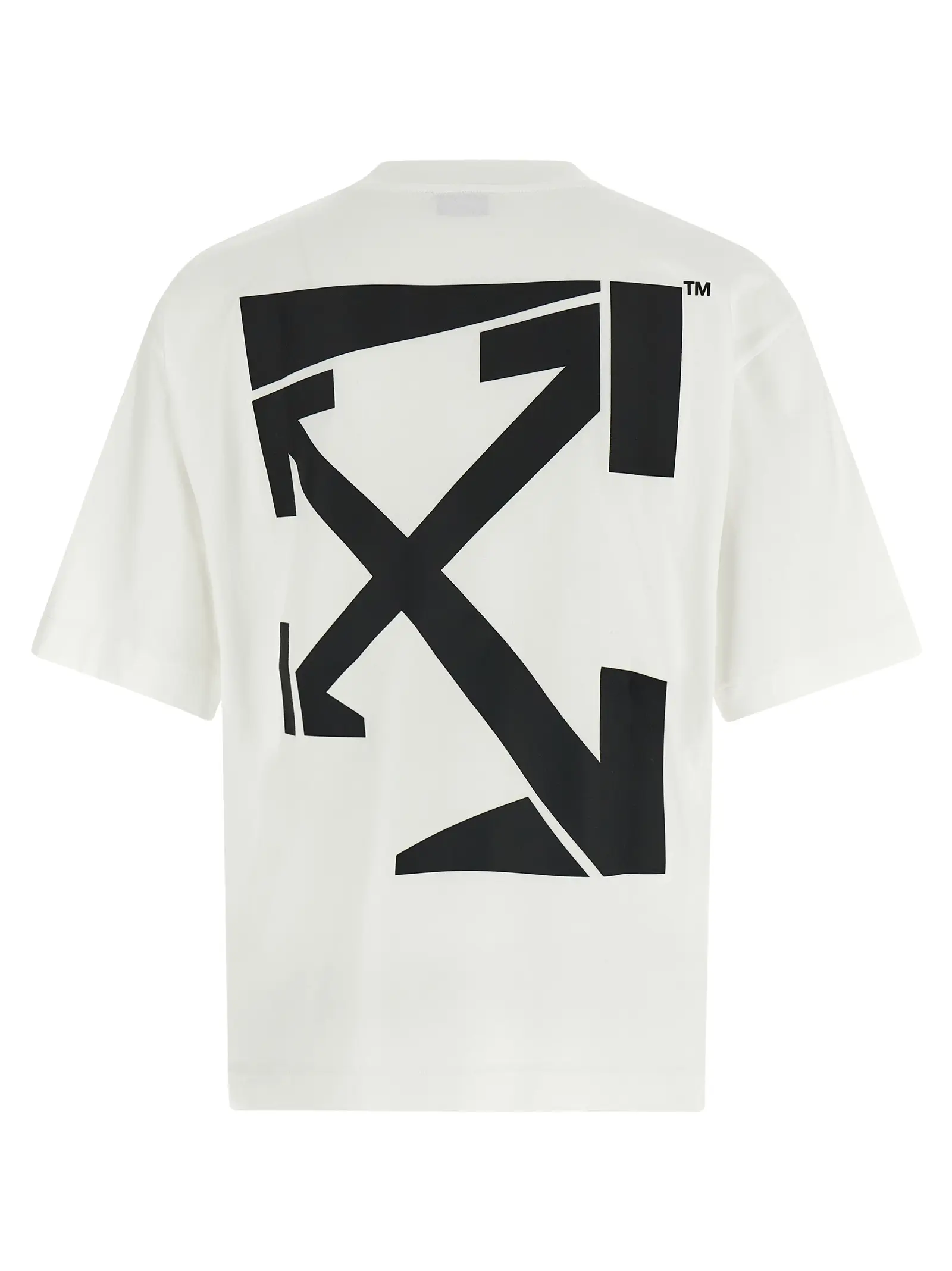 Футболка Run Arrow Off-White Чорно-біла 2 'Run Arrow' T-shirt OMAA120F25JER00F01100110 OFF-WHITE White/Black