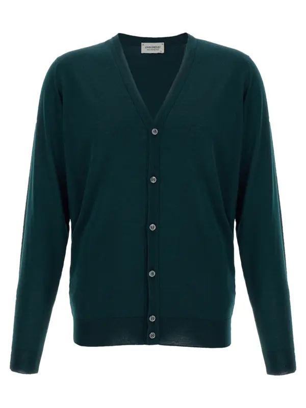 'Petworth' cardigan JOHN SMEDLEY Green