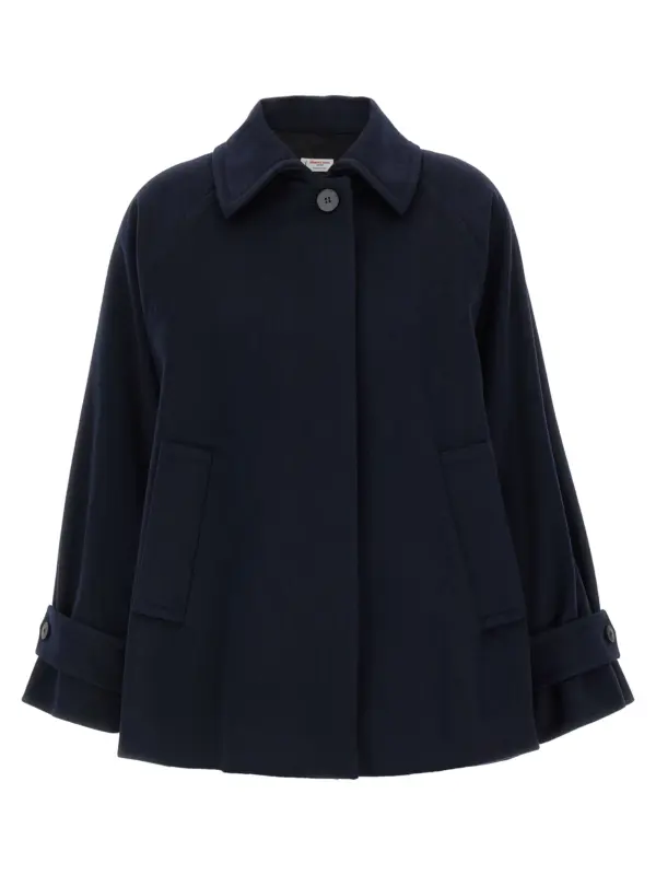 Caban coat ALBERTO BIANI Blue