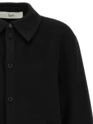 'Lenny' shirt Man SÉFR Black