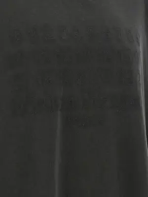 Logo T-shirt 100% cotton MAISON MARGIELA Black