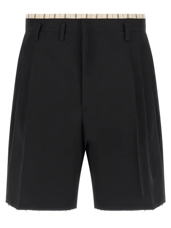 Lining insert bermuda shorts MAISON MARGIELA Black