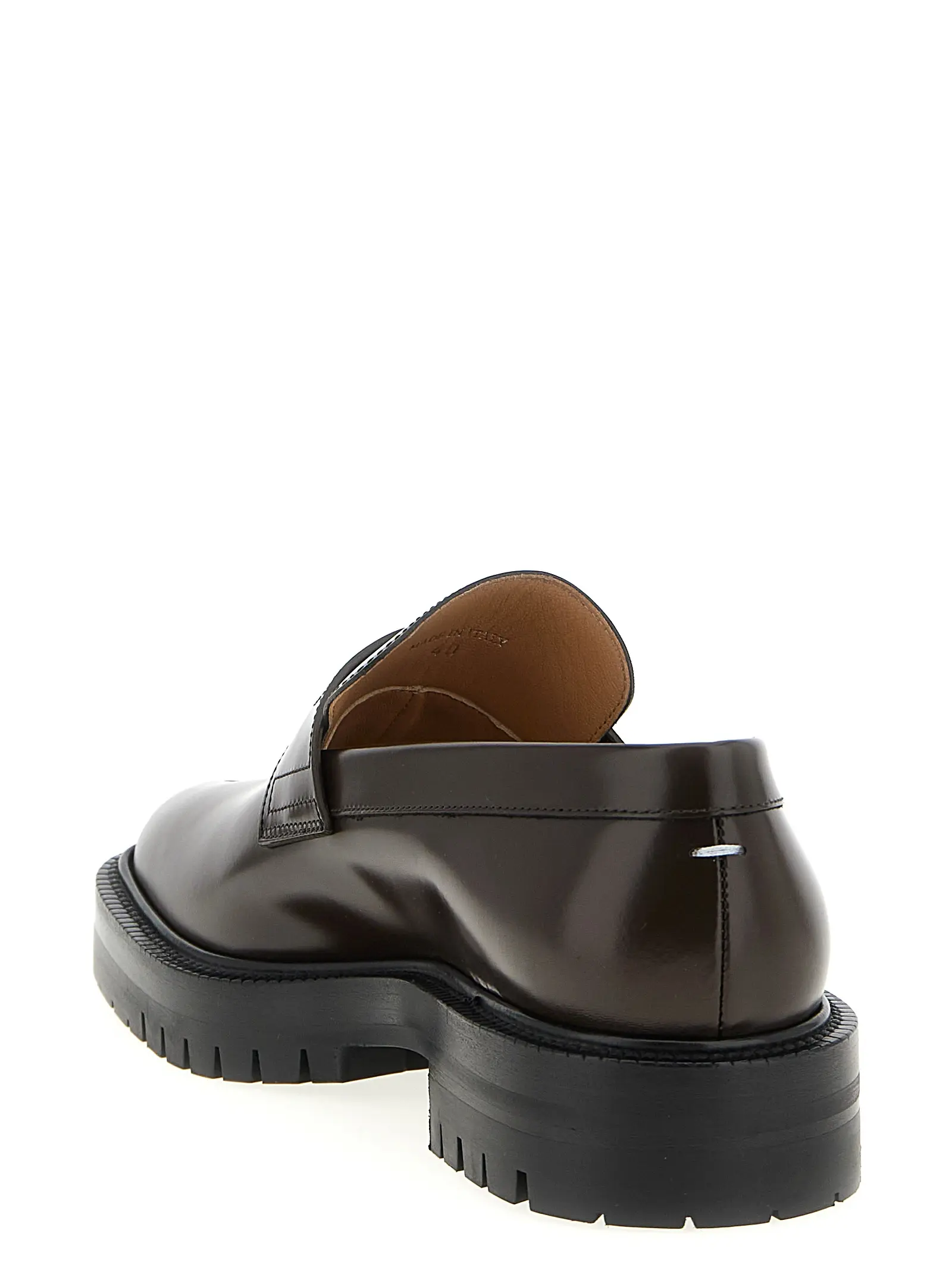 Лофери Tabi Maison Margiela Коричневі 3 'Tabi' loafers Man MAISON MARGIELA Brown