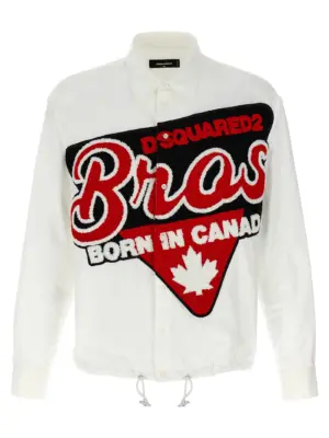 'Giant Bro Drop' shirt DSQUARED2 White