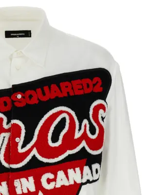 'Giant Bro Drop' shirt Man DSQUARED2 White
