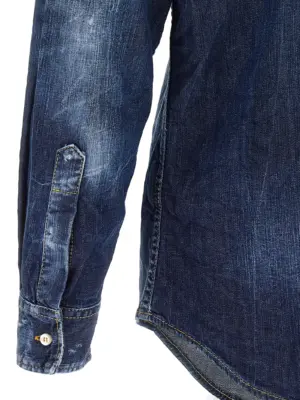 '6495 Arrow R Dan' denim shirt 98% cotton