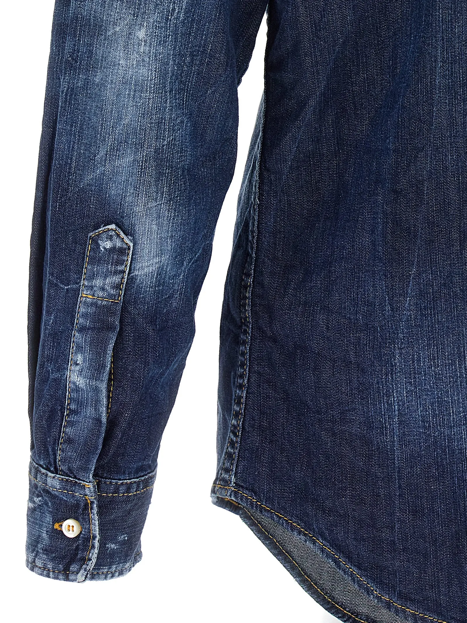 Сорочка джинсова 6495 Arrow R Dan Dsquared2 Синя 4 '6495 Arrow R Dan' denim shirt 98% cotton