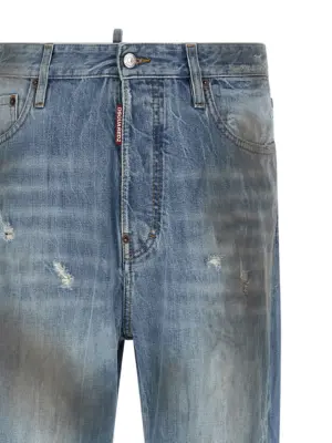 'Loose Twisted' jeans Man DSQUARED2 Blue