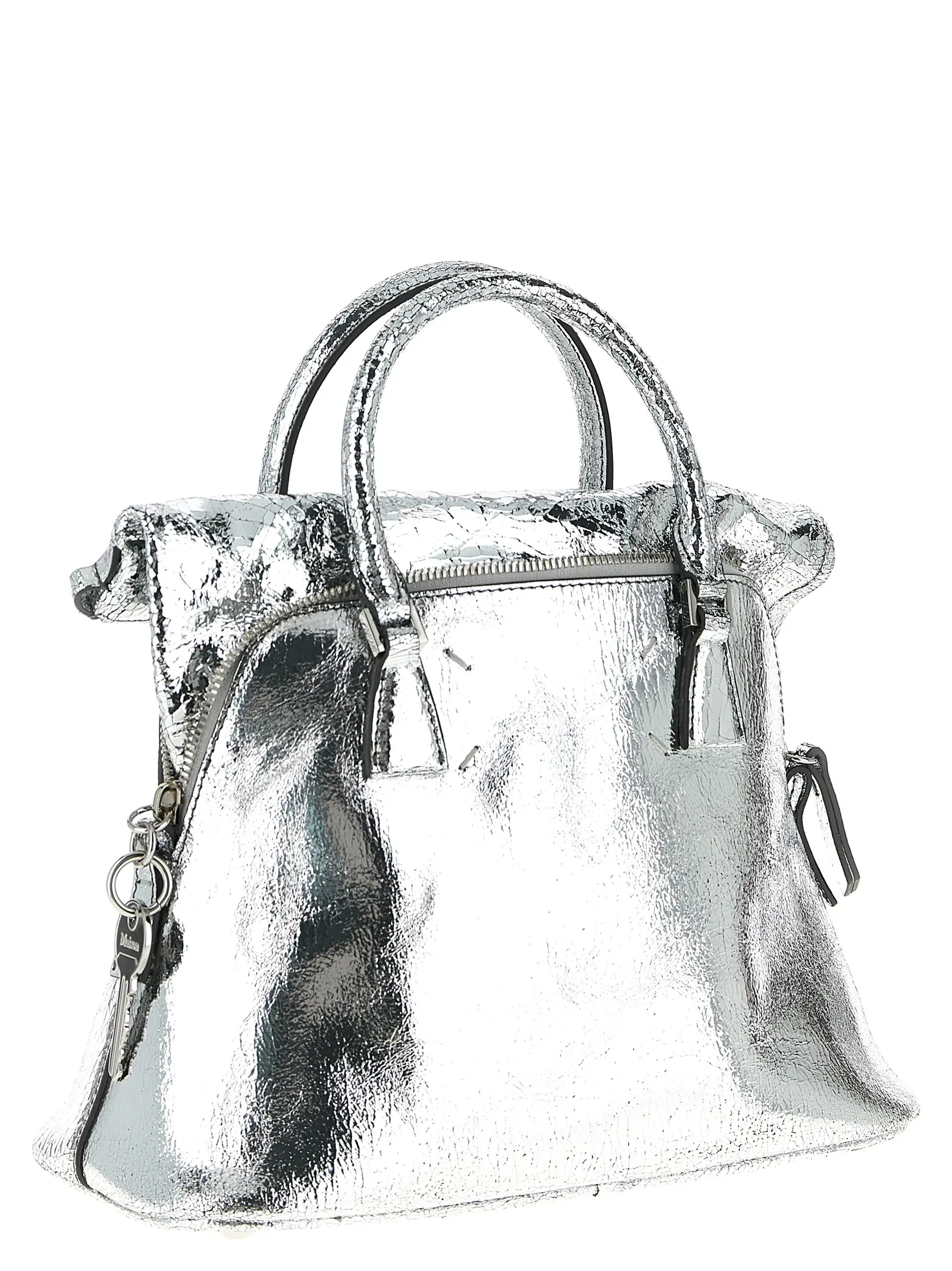 Міні сумка 5AC Classique Maison Margiela Срібна 2 '5AC Classique' mini handbag SB1WG0075P5016H7730 MAISON MARGIELA Silver