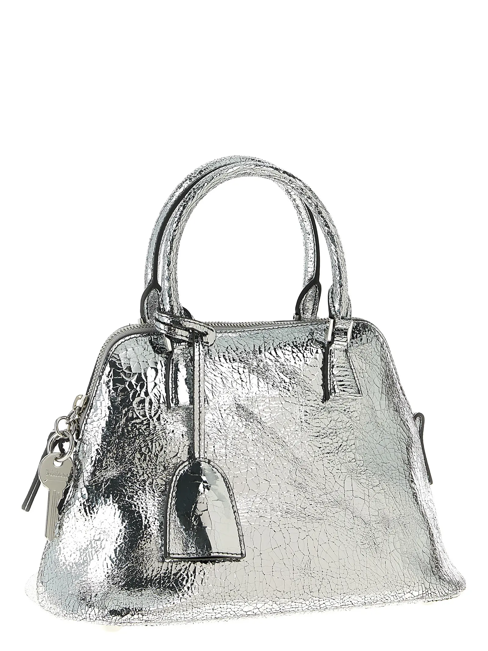 Міні сумка 5AC Classique Maison Margiela Срібна 3 '5AC Classique' mini handbag Woman MAISON MARGIELA Silver
