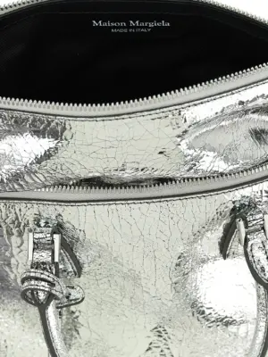 '5AC Classique' mini handbag 100% calfskin leather MAISON MARGIELA Silver