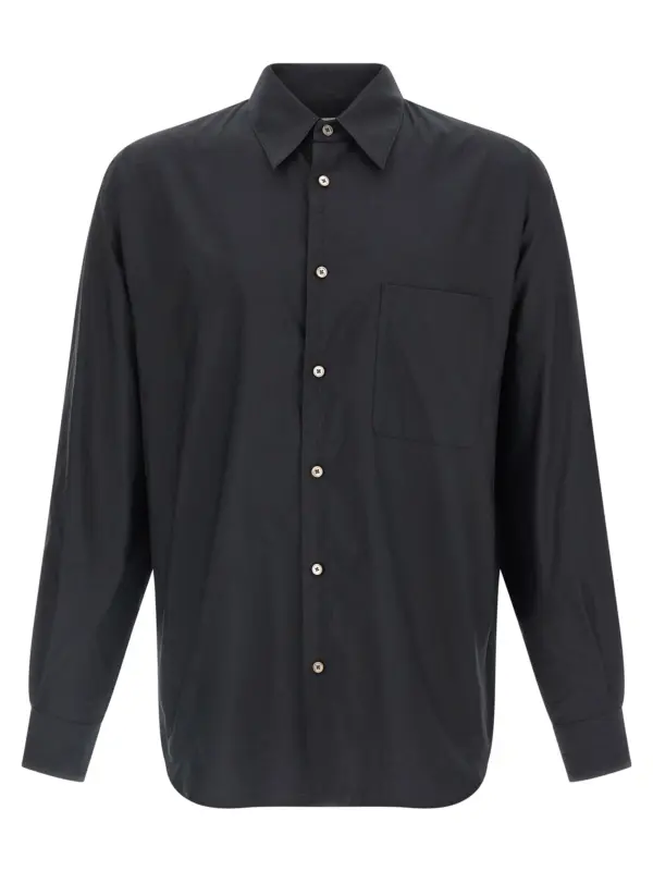 Cotton silk shirt LEMAIRE Gray