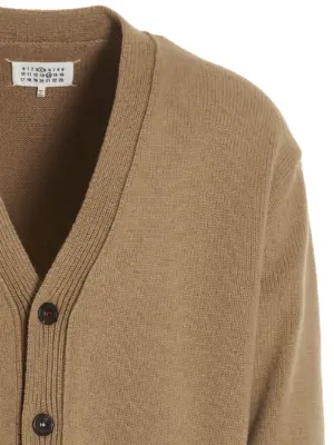 Wool cardigan Man MAISON MARGIELA Beige