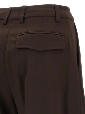 'Billie' pants 58% polyester 43% virgin wool 4% elastane THELATEST Brown
