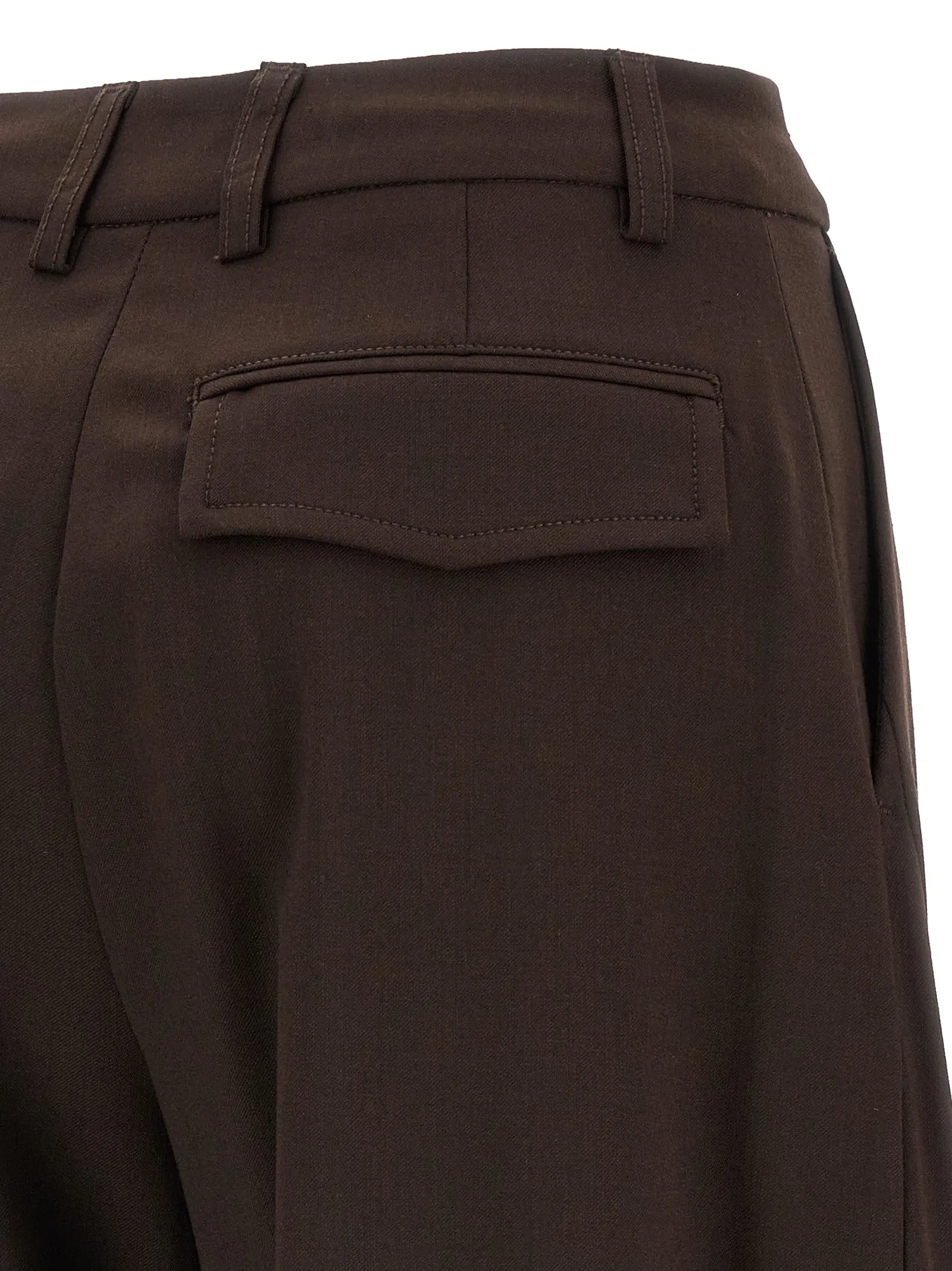 Штани Billie Thelatest Коричневі 4 'Billie' pants 58% polyester 43% virgin wool 4% elastane THELATEST Brown
