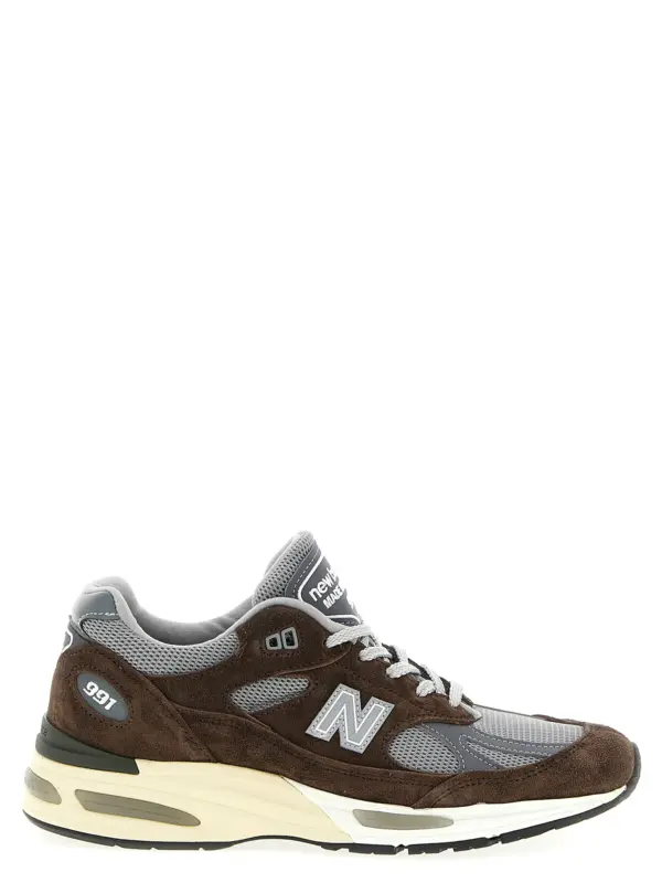 'Made in UK 991V2' sneakers NEW BALANCE Brown