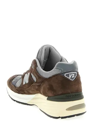 'Made in UK 991V2' sneakers Man NEW BALANCE Brown