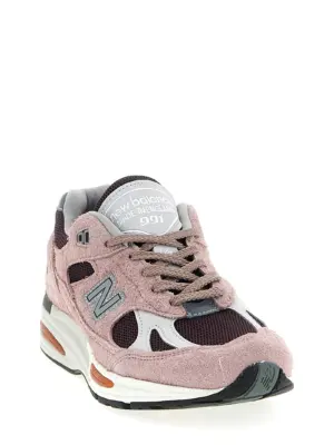 'Made in UK 991V2' sneakers U991PR2 NEW BALANCE Pink