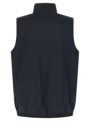 Double face nylon vest Man KITON Blue