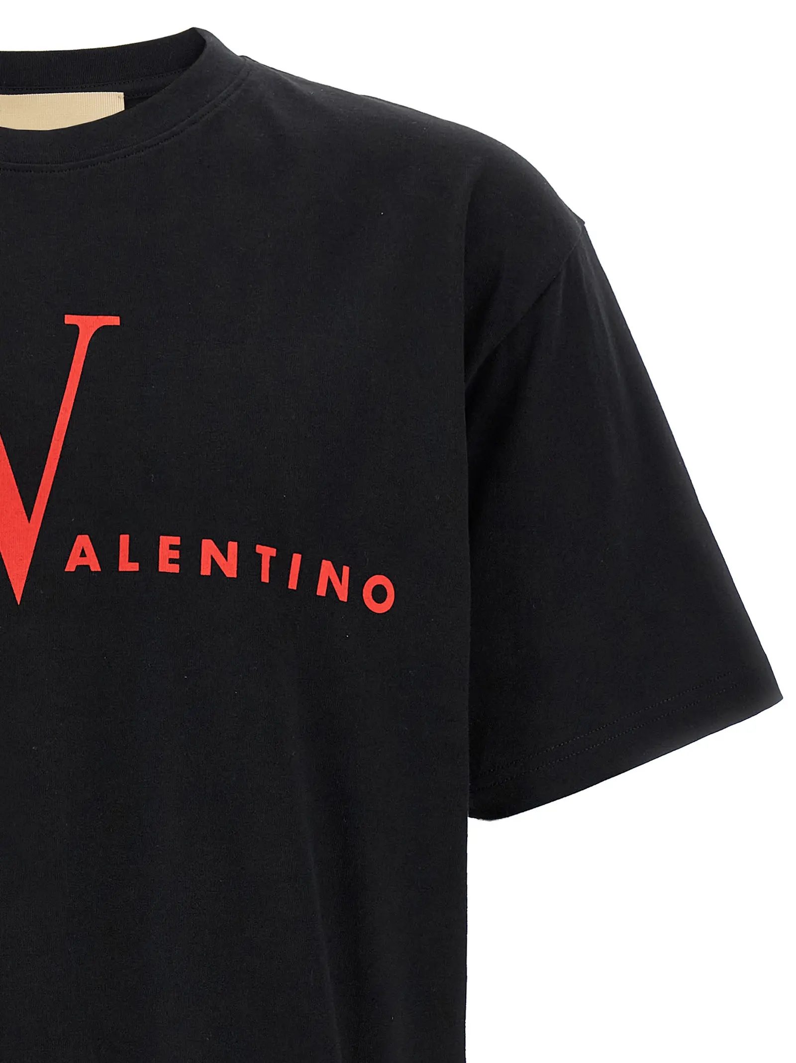 Футболка Made In Valentino Valentino Garavani Чорна 3 Valentino Garavani 'Made In Valentino' T-shirt Man VALENTINO GARAVANI Black