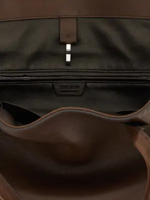 'Alger' shopping bag 100% bos taurus THE ROW Brown