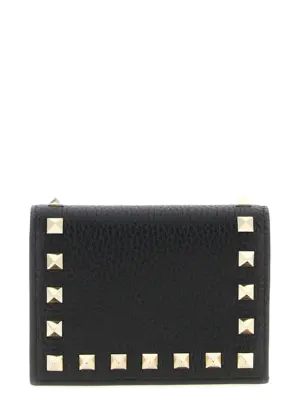 Valentino Garavani 'Rockstud' Wallet VALENTINO GARAVANI Black