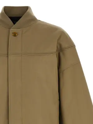 'Gas Station' bomber jacket Man WILLY CHAVARRIA Beige