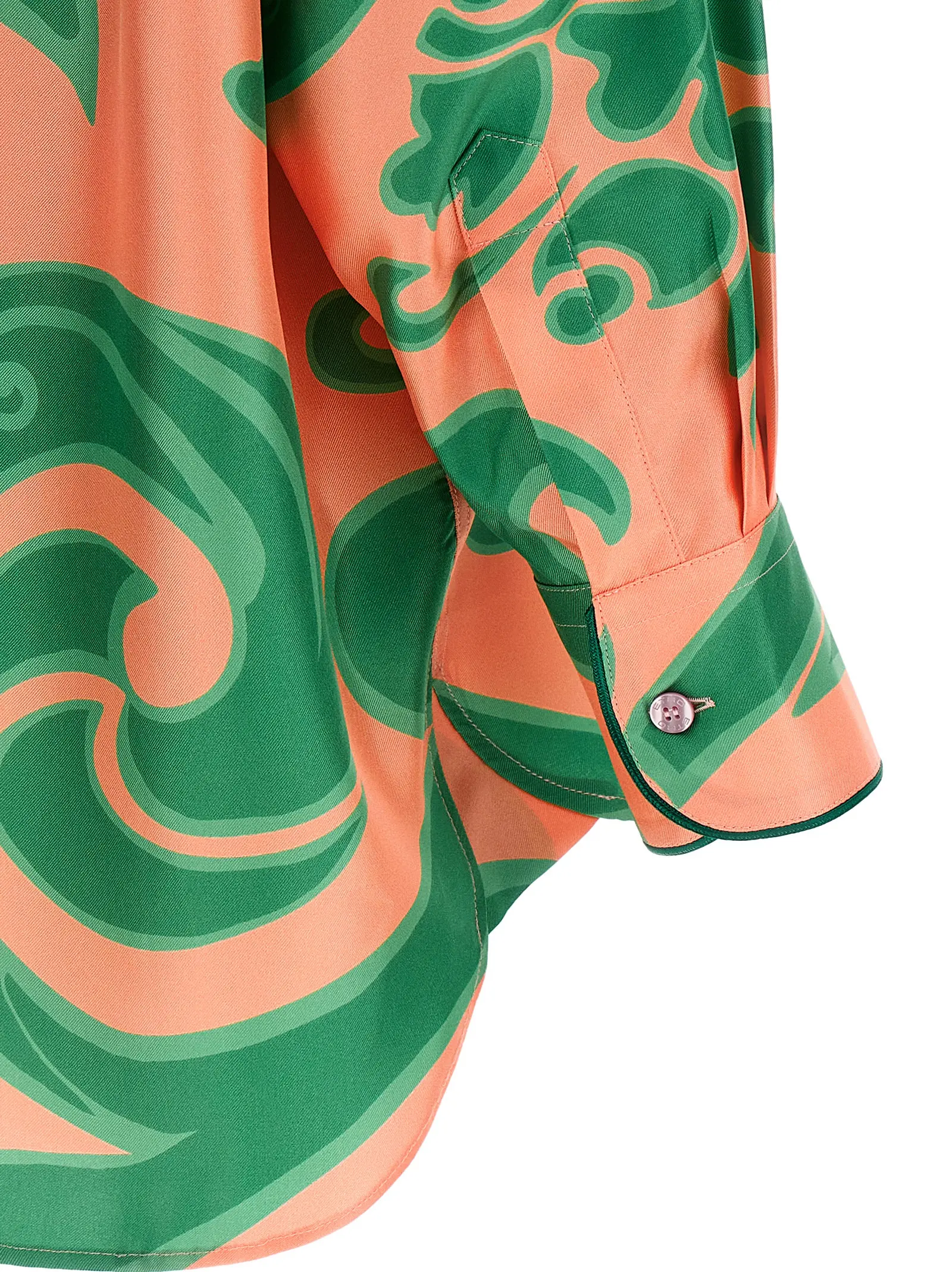 Сорочка Floral Etro Багатокольорова 4 Floral shirt 100% silk ETRO Multicolor