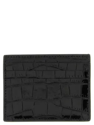 Crocodile leather card holder Y0414LCL439S1N001 TOM FORD Black