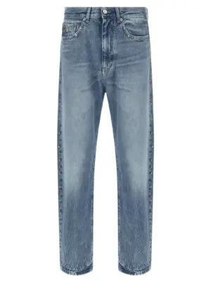 Studded jeans VERSACE Blue