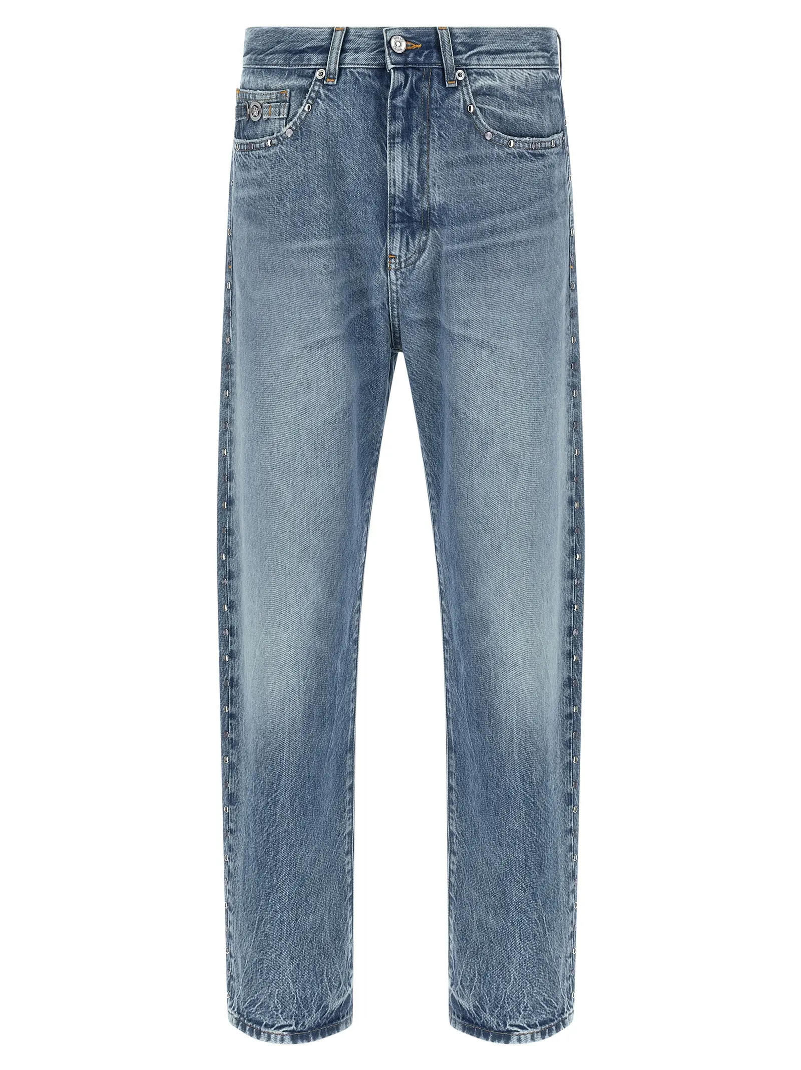 Джинси Versace Studded Сині 1 Studded jeans VERSACE Blue