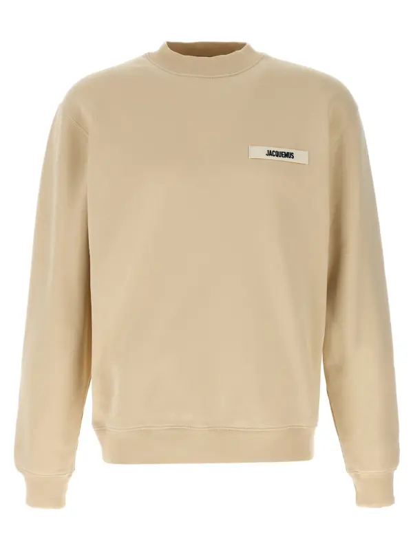 'Le Sweatshirt Gros Grain' sweatshirt JACQUEMUS Beige