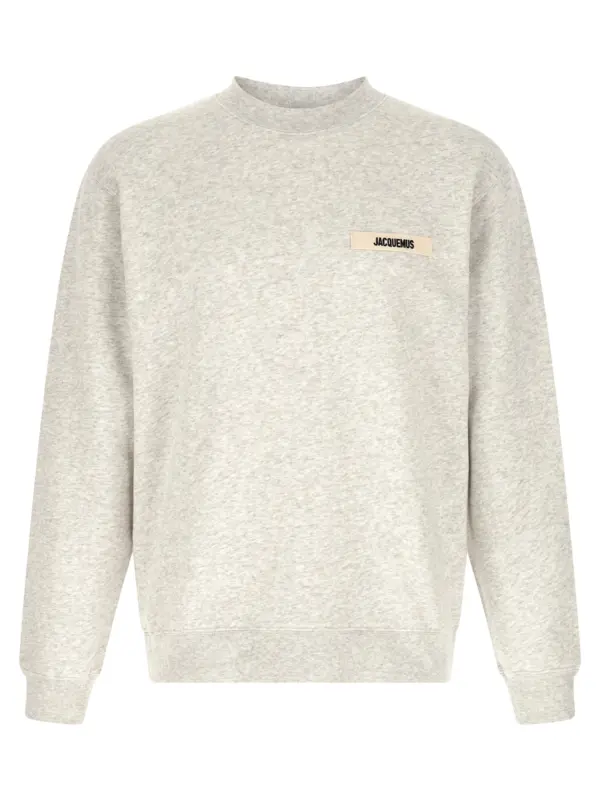 'Le Sweatshirt Gros Grain' sweatshirt JACQUEMUS Gray