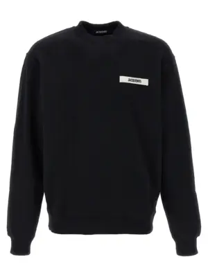 'Le Sweatshirt Gros Grain' sweatshirt JACQUEMUS Black