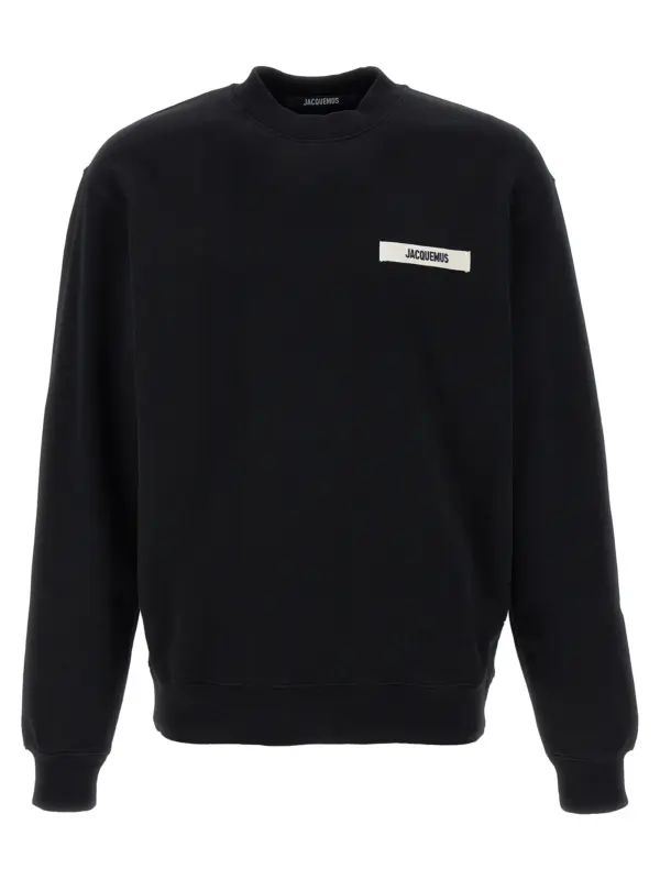 'Le Sweatshirt Gros Grain' sweatshirt JACQUEMUS Black
