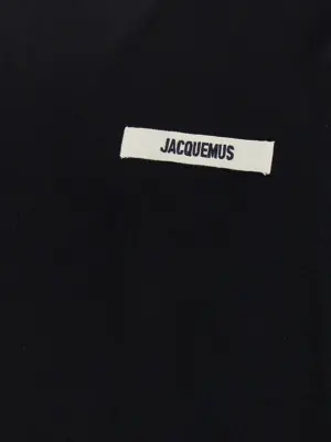 'Le Sweatshirt Gros Grain' sweatshirt 100% cotton JACQUEMUS Black
