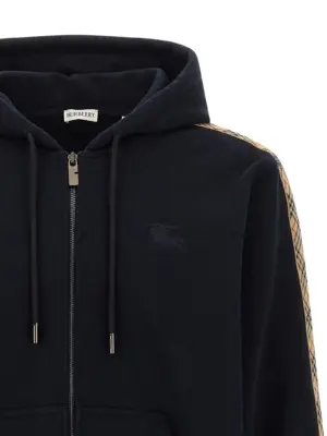 'Scott' hoodie Man BURBERRY Blue
