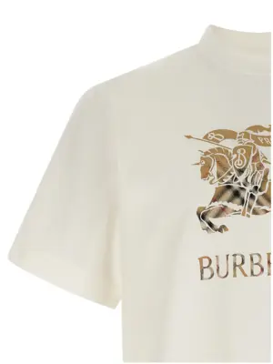 'Seth' T-shirt Man BURBERRY White