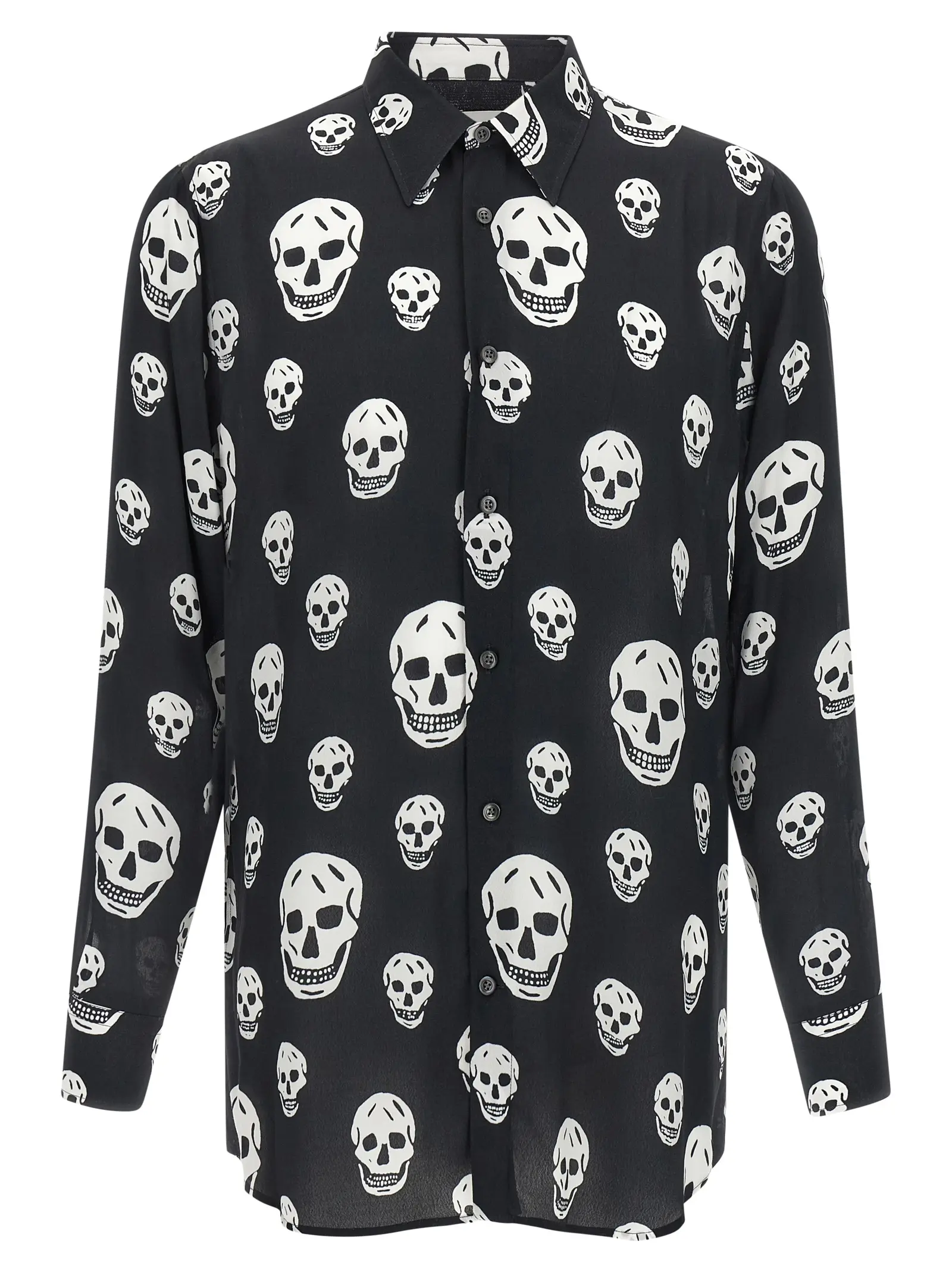 Сорочка McQueen Skull Чорно-біла 1 'Skull' shirt MCQUEEN White/Black