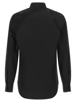 'T Chain Harness' shirt 851803QNAAD1000 MCQUEEN Black