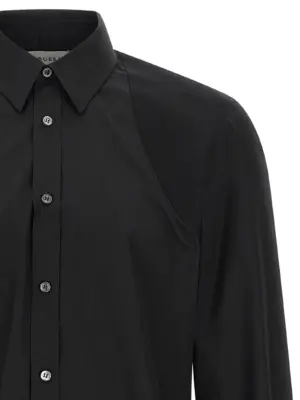 'T Chain Harness' shirt Man MCQUEEN Black