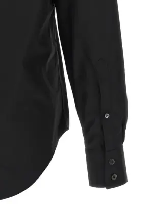 'T Chain Harness' shirt 100% cotton MCQUEEN Black