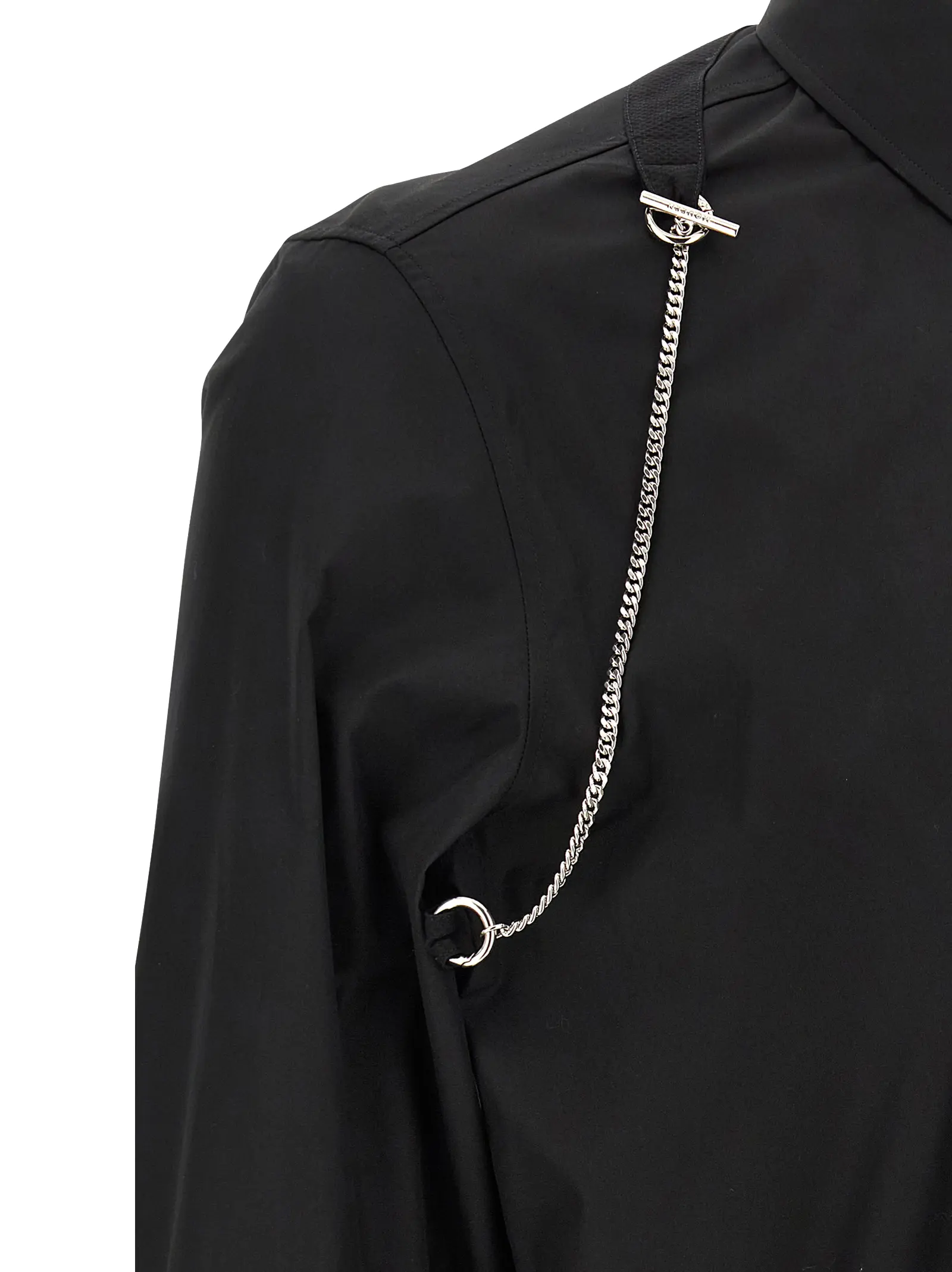 Сорочка McQueen T Chain Harness Чорна 5 'T Chain Harness' shirt Spring Summer 2026 MCQUEEN Black