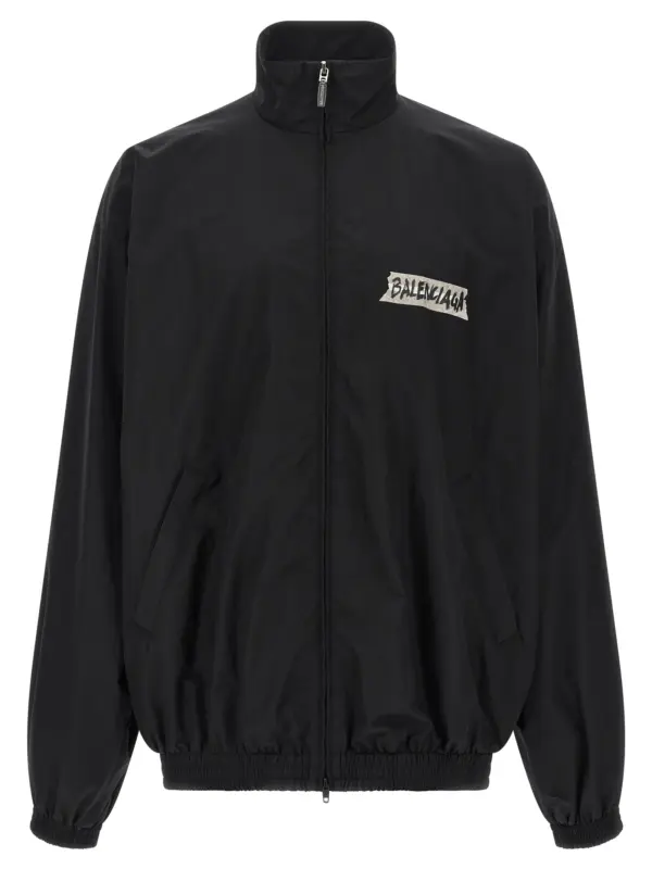 'Masking Tape' sweatshirt BALENCIAGA Black