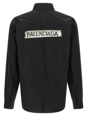 'Masking Tape' shirt 857809TRM281000 BALENCIAGA Black