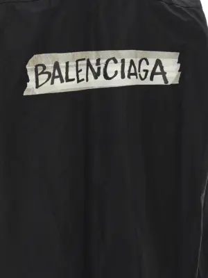 'Masking Tape' shirt 100% cotton BALENCIAGA Black