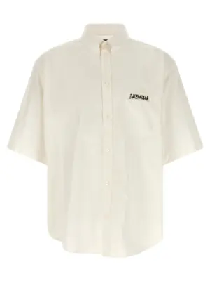 'Masking Tape' shirt BALENCIAGA White